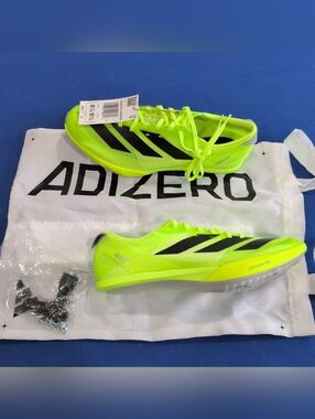 Sz 8.5 Adidas Adizero Finesse Track Spikes IG2018 Lucid Lemon Black Running mens